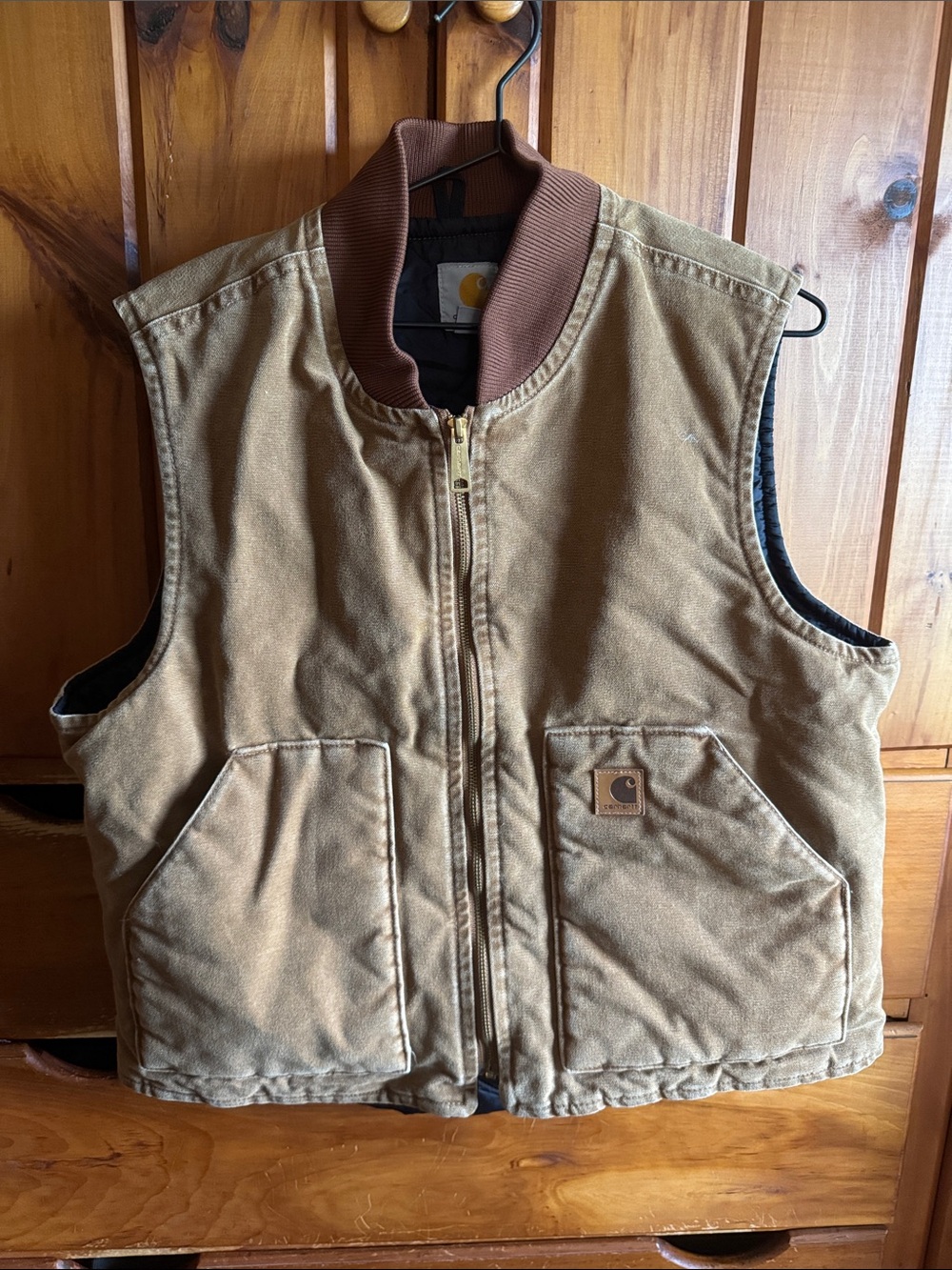 Menβs Carhartt Canvas Vest